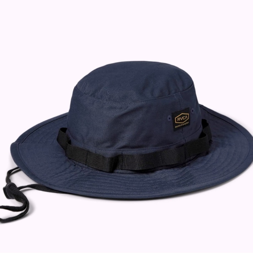 RVCA Mens Dayshift Boonie Hat Dayshift Collection Navy Outdoor Hiking Boating